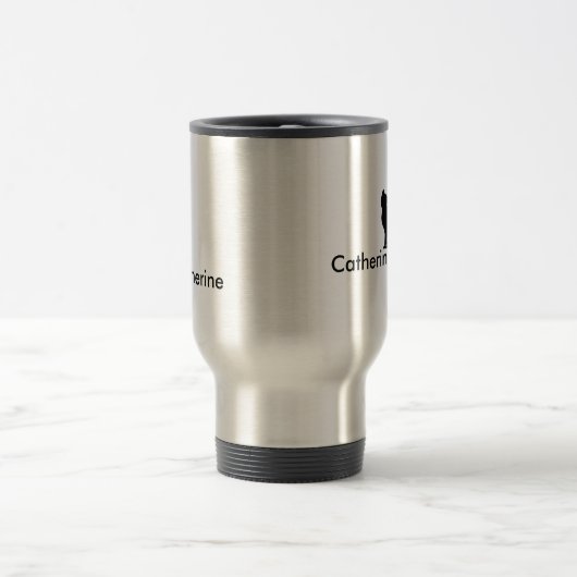 Zwarte kat-Mok Reisbeker (Center)