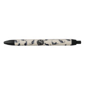 Zwarte Kat Monogram Pen (Voorkant)