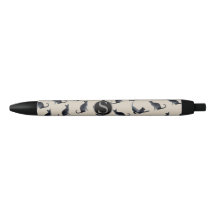 Zwarte Kat Monogram Pen