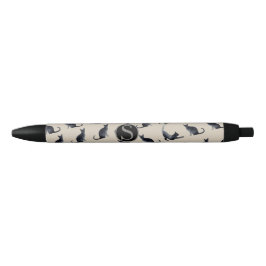 Zwarte Kat Monogram Pen