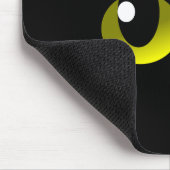 Zwarte kat muismat (Hoek)