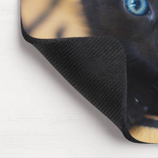 zwarte kat muismat (Hoek)