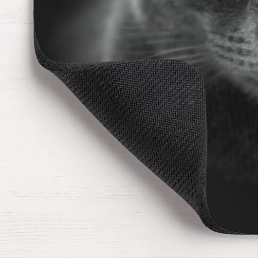 Zwarte kat muismat (Hoek)