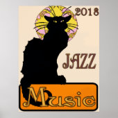 Zwarte Kat, MUZIEK, 2018 Poster (Voorkant)