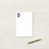 Zwarte Kat Natuur Notities  Post-it® Notes (Op bureau)