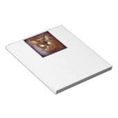 zwarte kat notitieblok (Schuin)