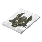 Zwarte kat notitieblok (Linkerzijde)