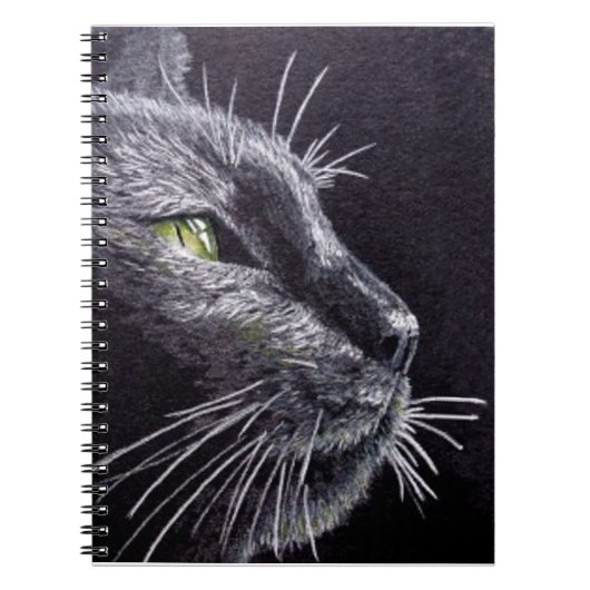 Zwarte kat notitieboek (Voorkant)