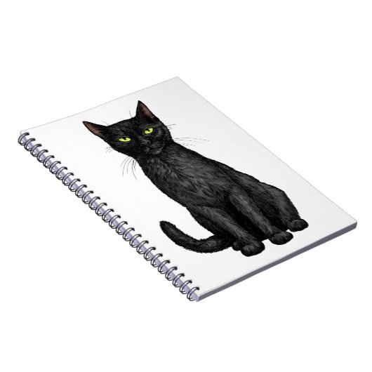 Zwarte kat notitieboek (Rechterzijde)