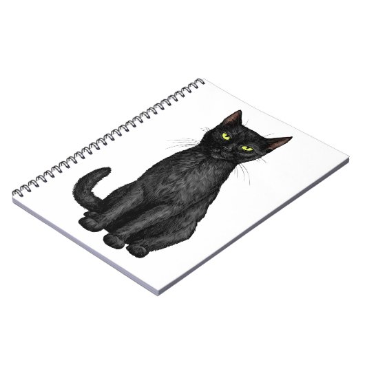 Zwarte kat notitieboek (Linkerzijde)