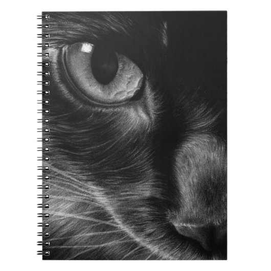 Zwarte Kat Notitieboek (Voorkant)