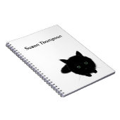 Zwarte kat notitieboek (Rechterzijde)