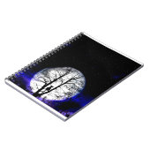 zwarte kat op boom notitieboek (Linkerzijde)