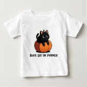 Zwarte kat op pompoen (Voorkant)