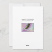 Zwarte kat op vensterbank - Kaart (Achterkant)