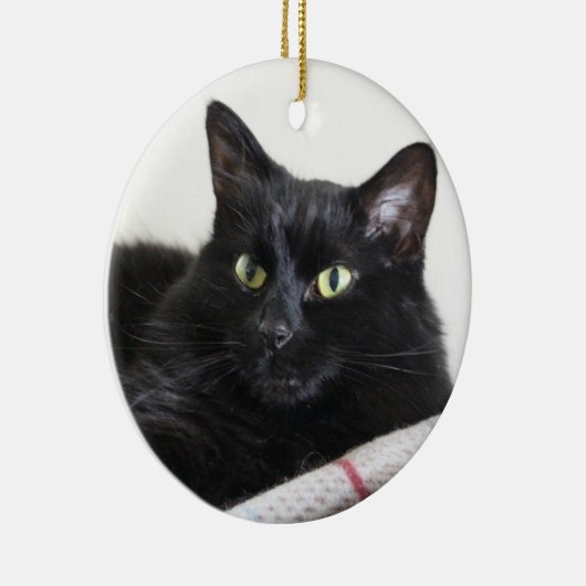 Zwarte kat ornament (Rechts)