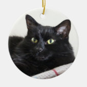 Zwarte kat ornament (Voorkant)