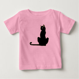Zwarte Kat Peuter T-Shirt
