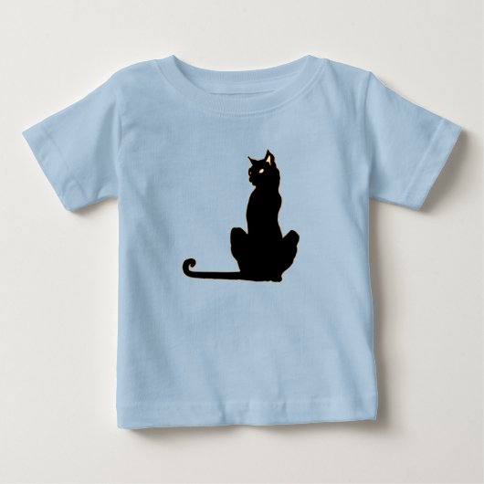Zwarte Kat Peuter T-Shirt (Voorkant)