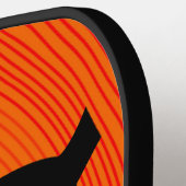 Zwarte kat pickleball paddle (Links Detail)