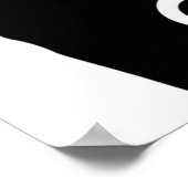 ZWARTE KAT POEP JE POSTER (Hoek)