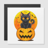Zwarte Kat Pompoen Halloween Kostuum (Voorkant / Achterkant)