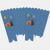 Zwarte kat & pompoen niet eng Halloween Bedankdoosjes (Ongevouwen)