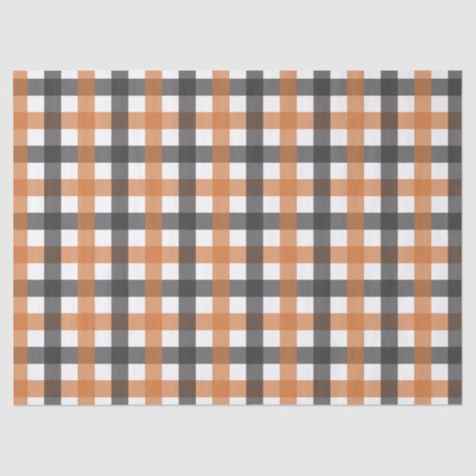 Zwarte kat & pompoen niet eng Halloween Tissuepapier (Voorkant)