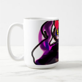 Zwarte kat pompoen vreugde koffiemok