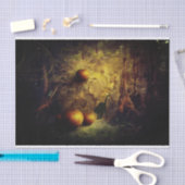 Zwarte kat, pompoenen en halloween ontkolingspagin tissuepapier (Craft)