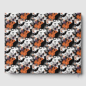 Zwarte kat pompoenen gastenboek (Achterkant)