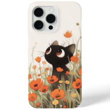 Zwarte Kat Poppy Meadow