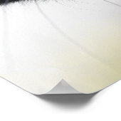 Zwarte kat poster (Hoek)