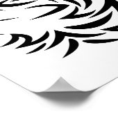 zwarte kat poster (Hoek)
