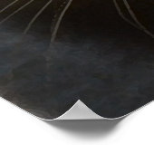 Zwarte kat poster (Hoek)