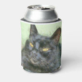 Zwarte-kat-potlood Blikjeskoeler (Blikje Achterkant)