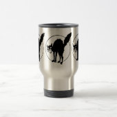 Zwarte kat reisbeker (Center)