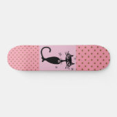 ZWARTE KAT-RETRO GIRLS PINK SKATEBOARD DECT (Horizontaal)