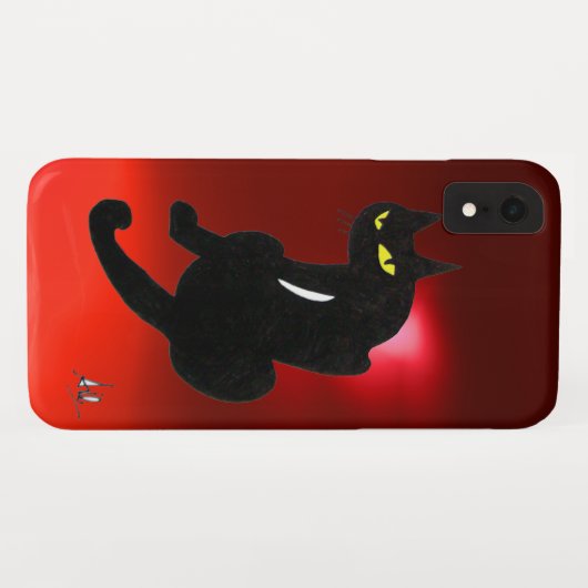 ZWARTE KAT robijn Case-Mate iPhone Case (Achterkant (horizontaal))
