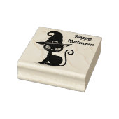 Zwarte Kat Rubberstempel (Stempel)