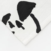 Zwarte kat, Rudyard Kipling Fleece Deken (Hoek)