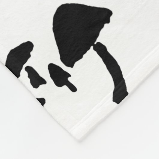 Zwarte kat, Rudyard Kipling Fleece Deken (Hoek)