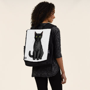 Zwarte kat rugtassen