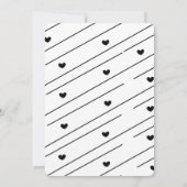 Zwarte kat 'save the date' trouwkaart save the date (Achterkant)