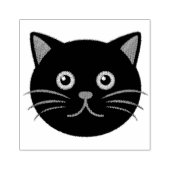 ZWARTE KAT SCHATTIG RUBBER STEMPEL (Afrduk)