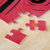 ZWARTE KAT SCHATTIGE KAT KUNST PUZZEL (Zijkant)