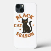 Zwarte kat seizoen Case-Mate iPhone case (Achterkant)