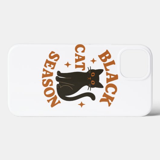 Zwarte kat seizoen Case-Mate iPhone case (Achterkant (horizontaal))