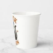 Zwarte kat seizoen papieren bekers (Links)