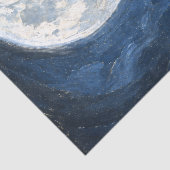 Zwarte Kat Silhouet Vollemaan Decoupage Tissuepapier (Detail)